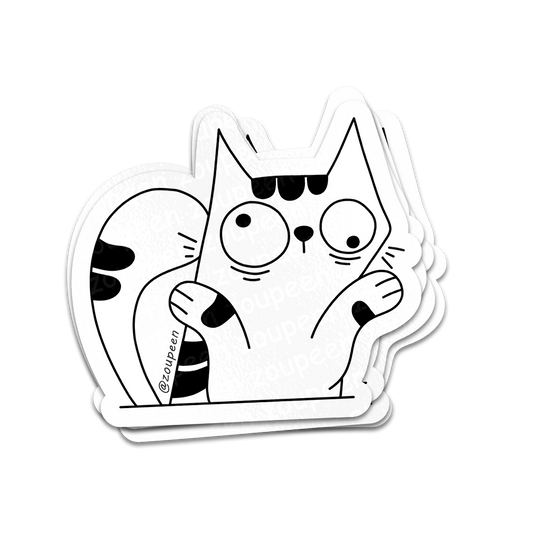 Hug Meow Sticker