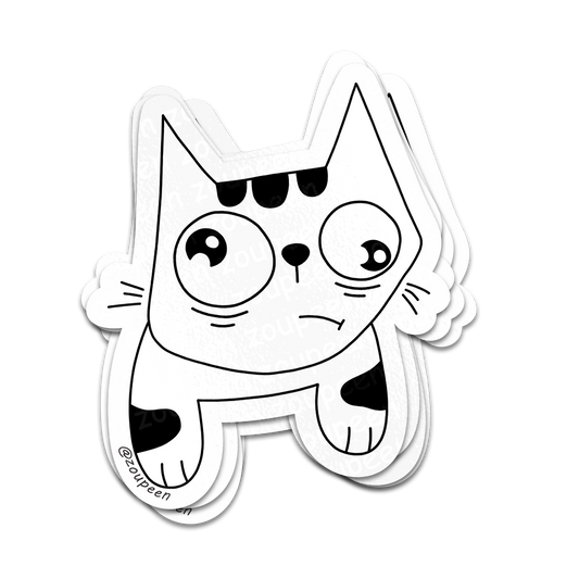 Meh Kitty Sticker