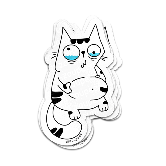 Chubby n' Sad Sticker