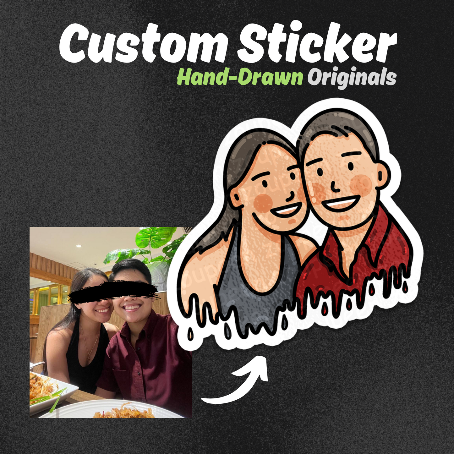 Custom Stickers: Hand-Drawn Originals