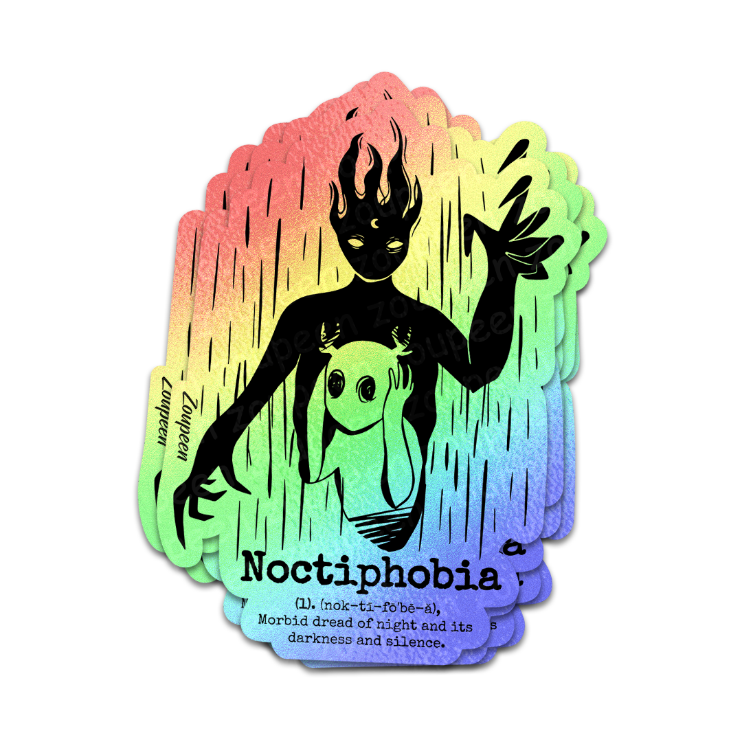 Noctiphobia Sticker