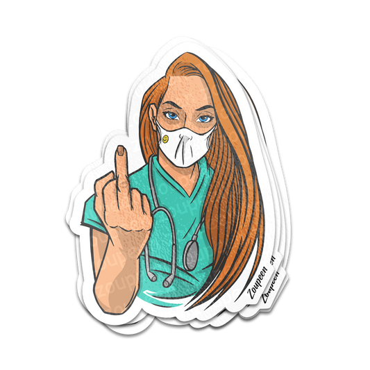 Fierce Nurse Sticker