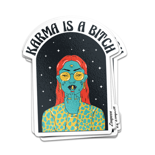 Karma Is a Bitch Sticker