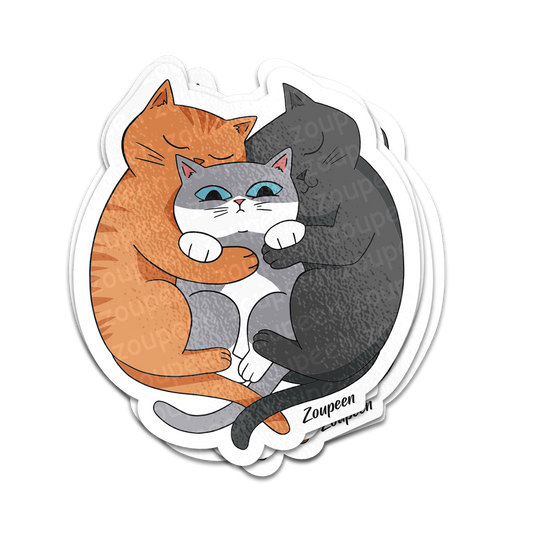 Trio Cuddle Sticker