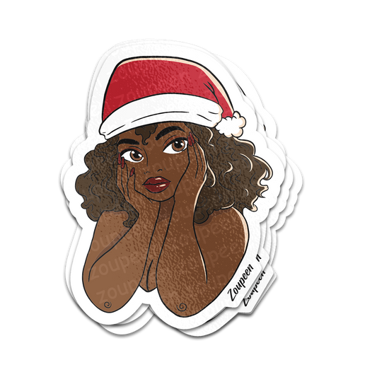 Santa's Sweet Surprise Sticker