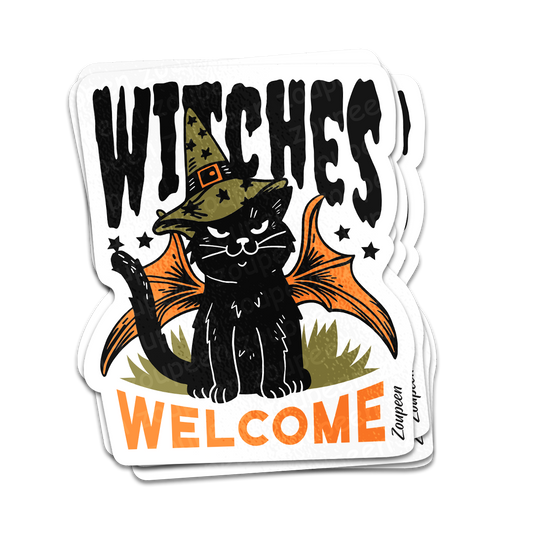 Witches Welcome Sticker