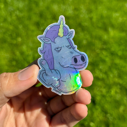 Sassy Unicorn Sticker