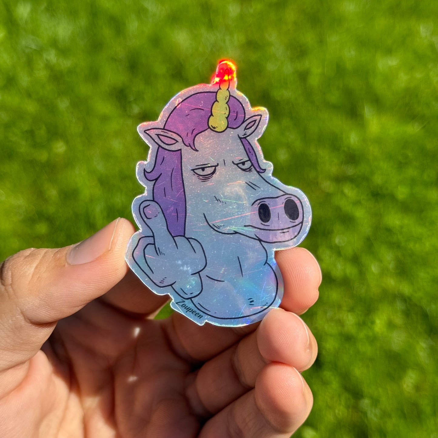 Sassy Unicorn Sticker