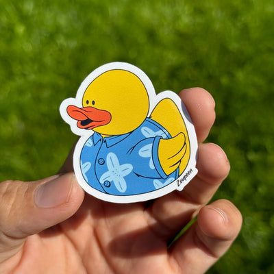 Tropical Duck Sticker