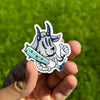 Thumbs Up Demon Dog Sticker