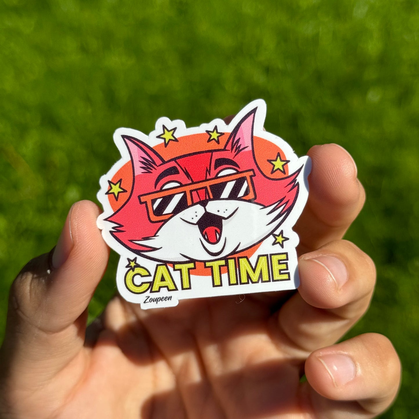 Star Cat Sticker