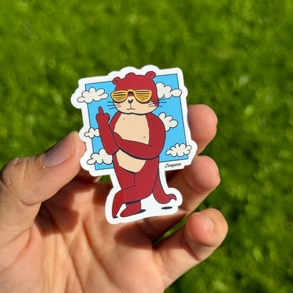 Cool Otter Vibes Sticker