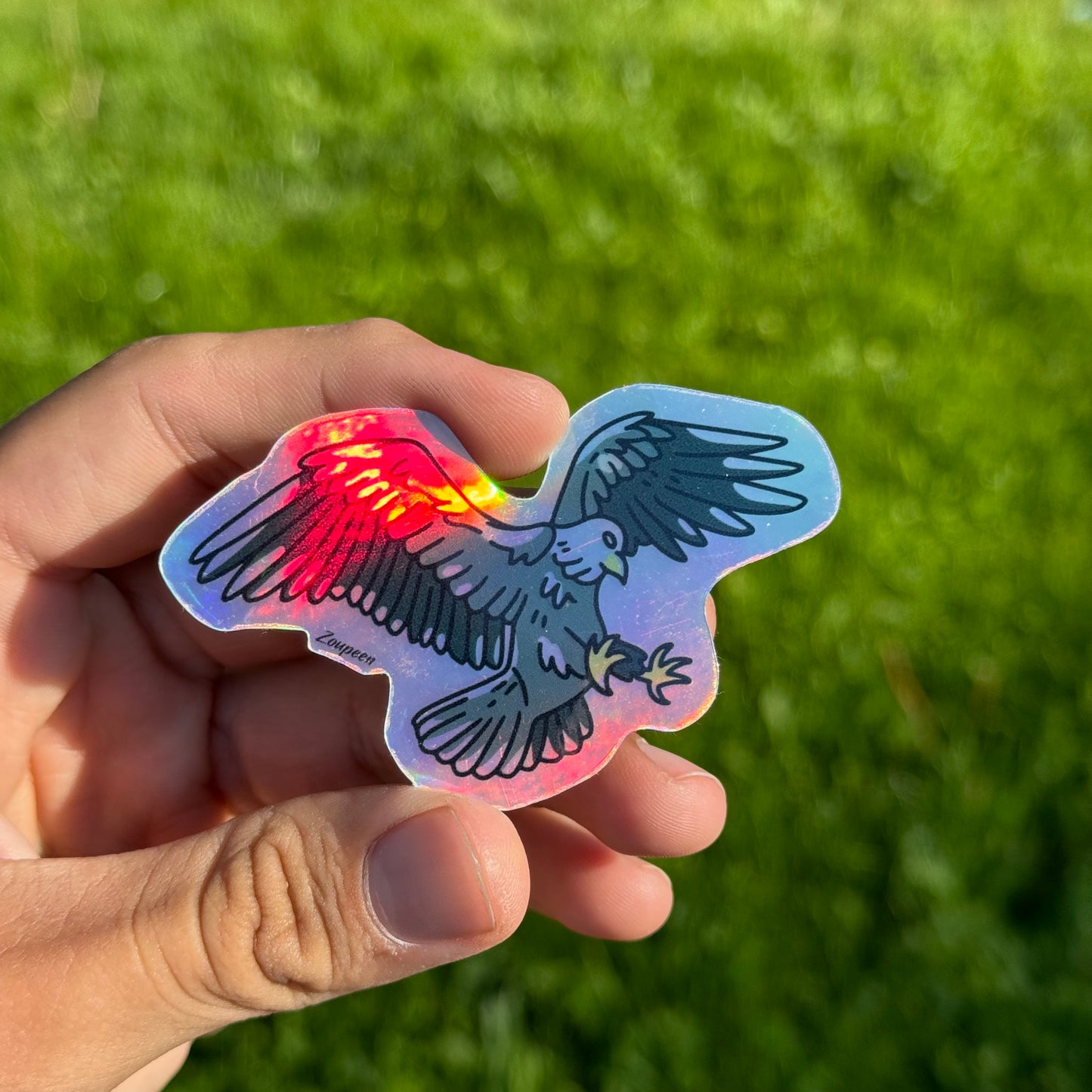 Soaring Eagle Freedom Sticker