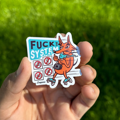 Rebel Fox Sticker