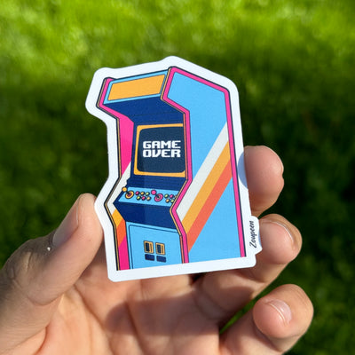 Retro Game Over Sticker