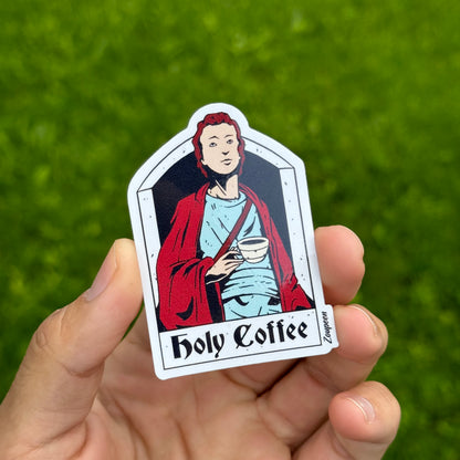 Holy Coffee Sticker