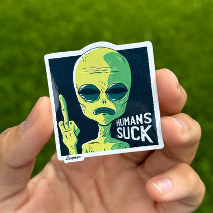 Humans Suck Sticker