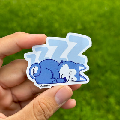 Husky Dreams Sticker