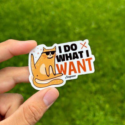 Cool Cat Sticker