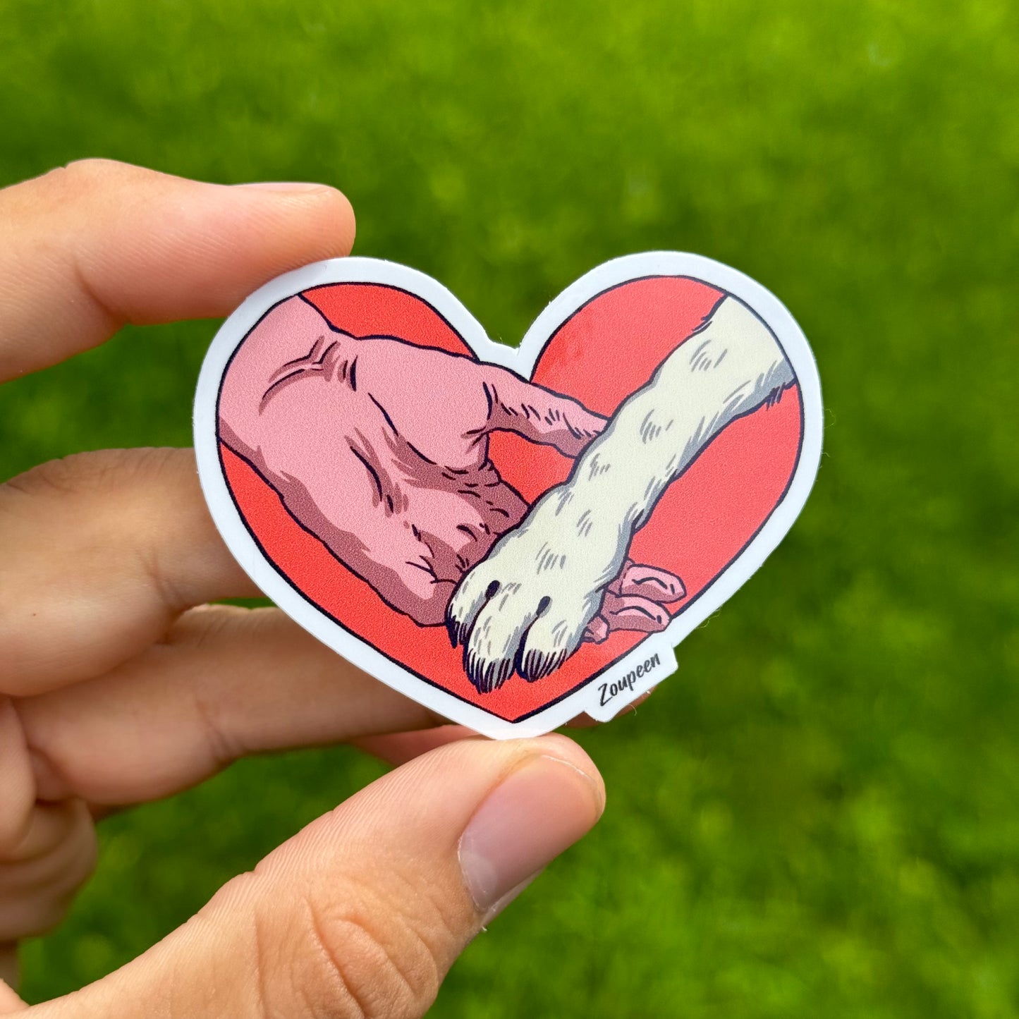 Paw Love Sticker