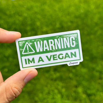 Vegan Alert Sticker