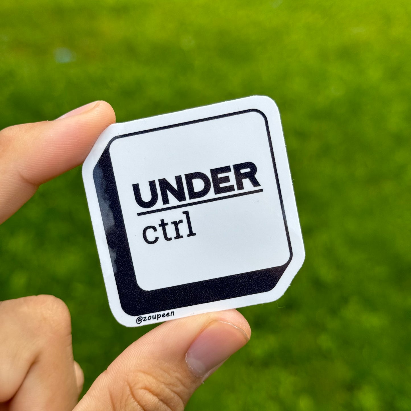 Under Ctrl Sticker