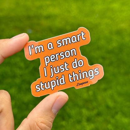 Smart Person Sticker