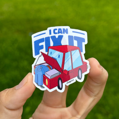 Fix-It Car Sticker