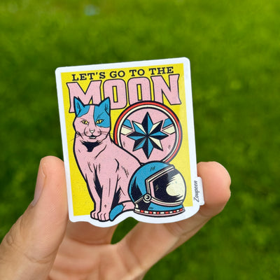 Moon Cat Sticker