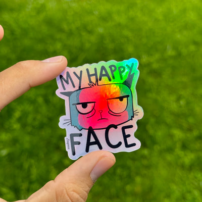 My Happy Face Sticker