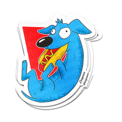 Hot Dog Sticker