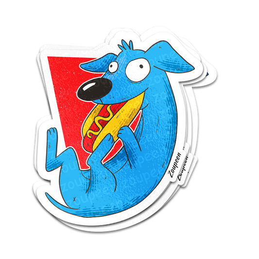 Hot Dog Sticker