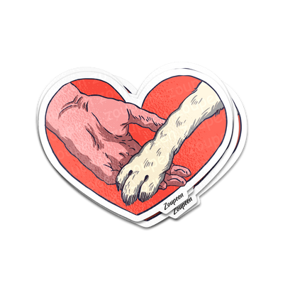 Paw Love Sticker