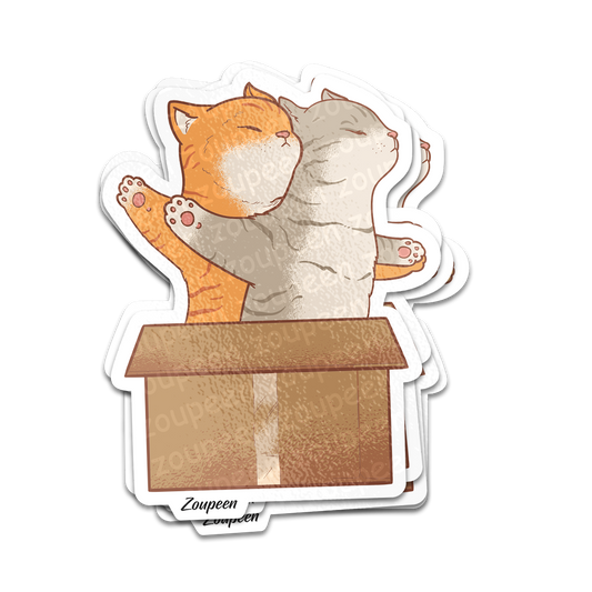 Titanic Cats Sticker