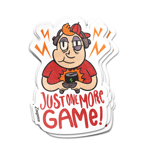 One More Game Sticker