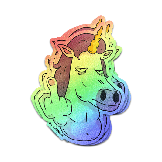 Sassy Unicorn Sticker