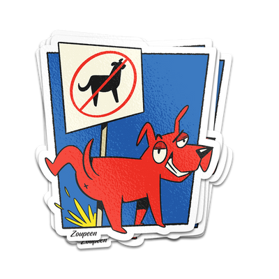 Bad Dog Sticker