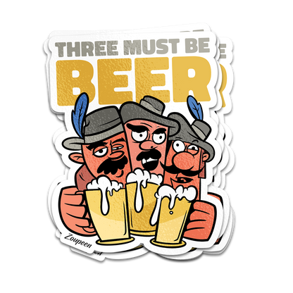 Beer Musketeers Sticker