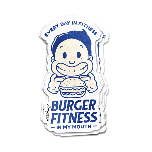 Burger Gains Sticker