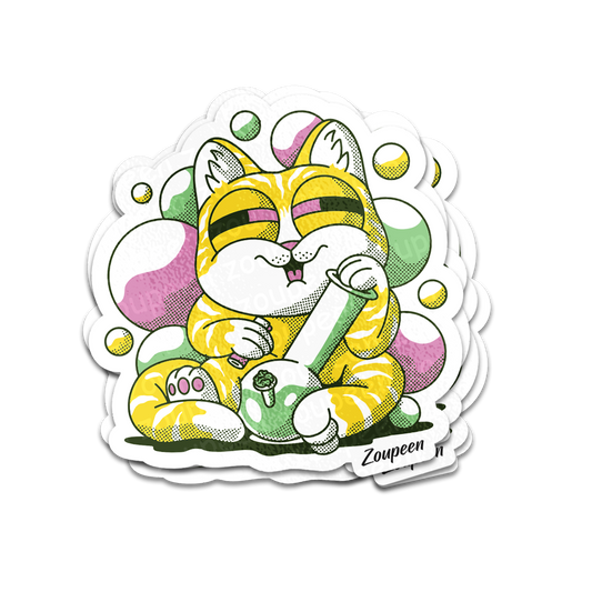 Chill Kitty Sticker