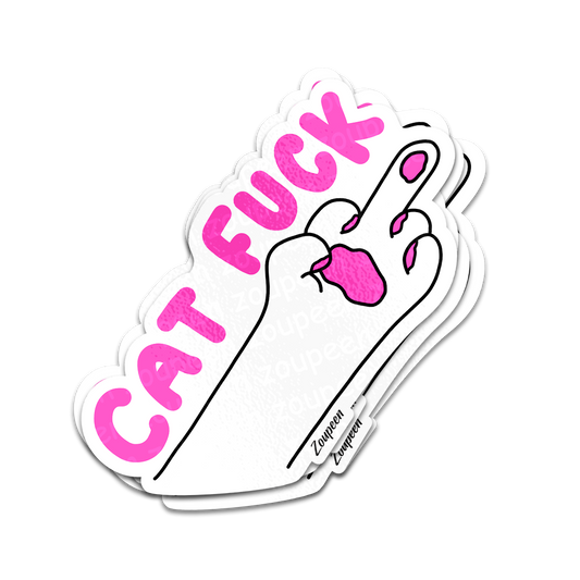 Cat Attitude Sticker