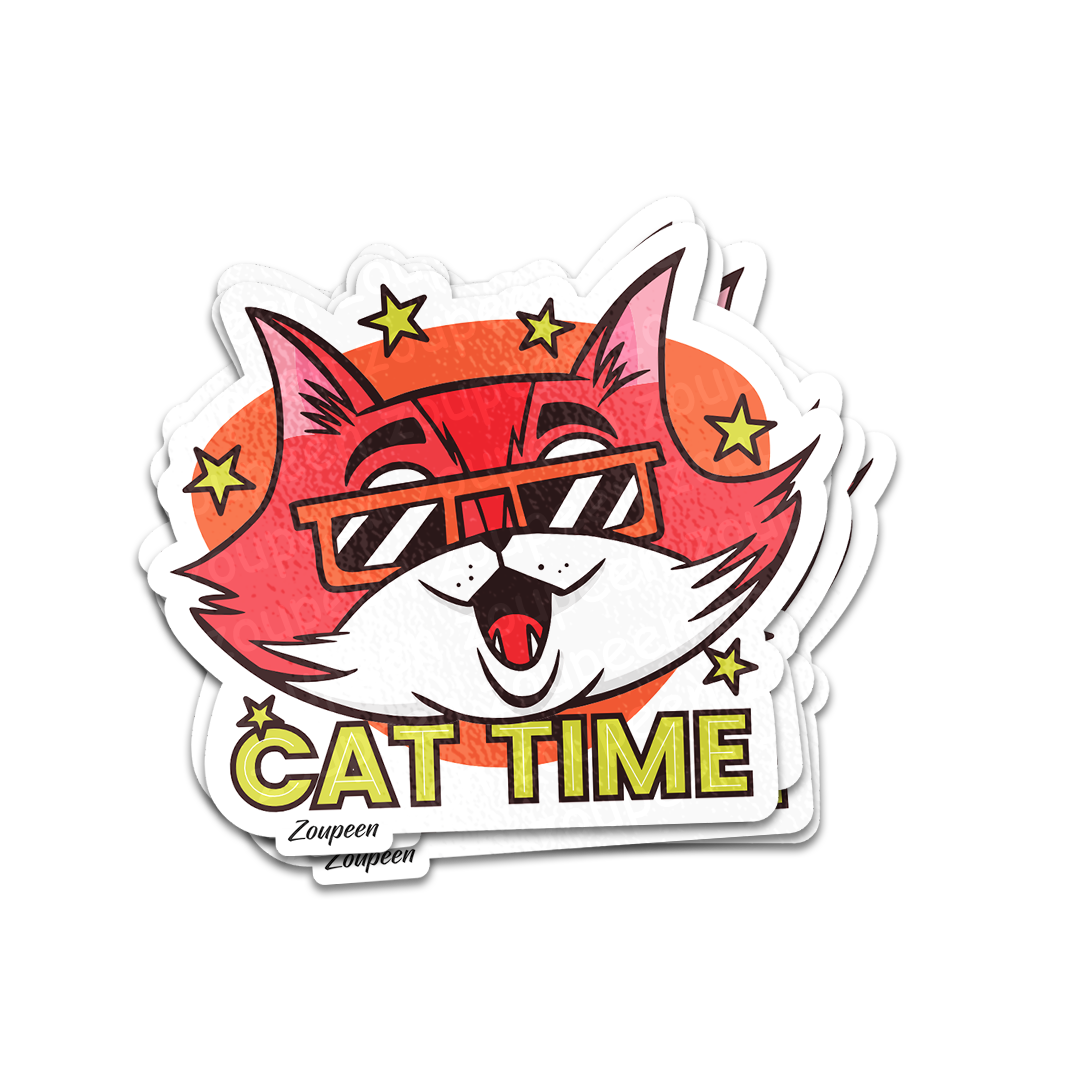 Star Cat Sticker