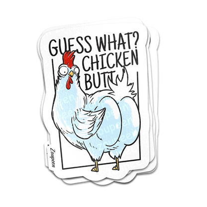 Chicken Butt Sticker