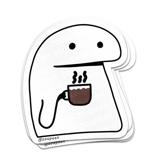 Coffee Shock Sticker