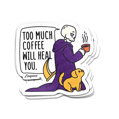 Coffee Heals Sticker