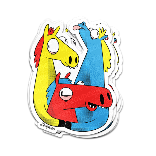 Crazy Horses Sticker