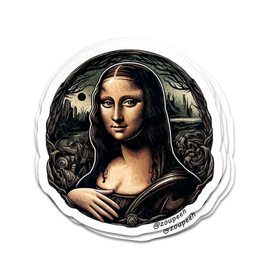 Dark Mona Lisa Sticker