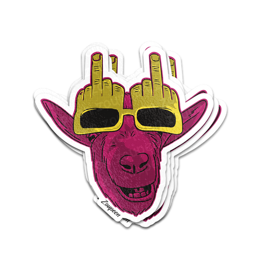 Rebel Goat Sticker