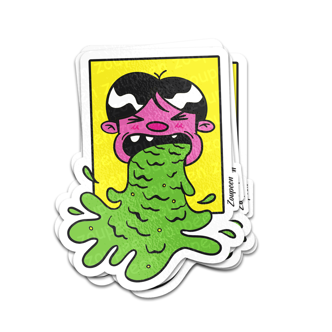 Yuck Attack Sticker