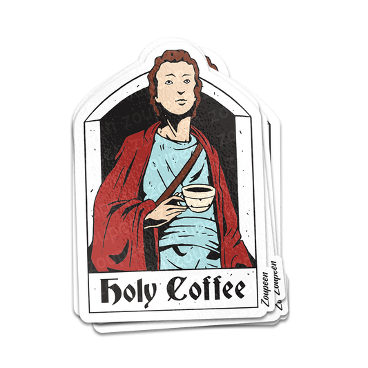 Holy Coffee Sticker